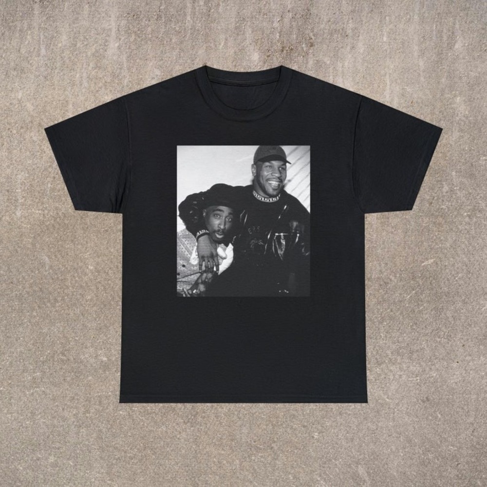 90s Hip Hop T-shirt Mike Tyson & Tupac Unisex Classic Fit